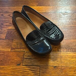 Black Patent Leather Loafers